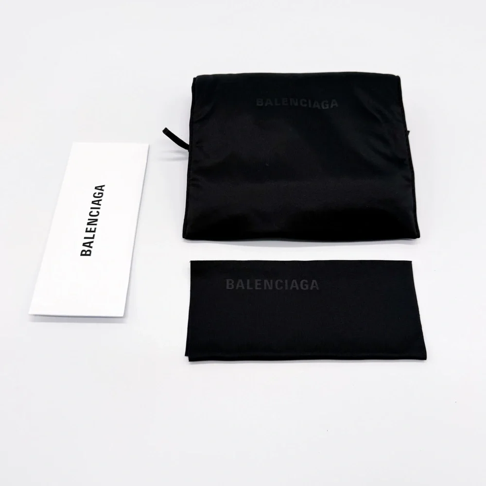 NEW BALENCIAGA BB0253S 005 OVAL GREEN GREY UNISEX SUNGLASSES BALENCIAGA